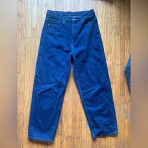 COS Women's Straight-Leg Jeans in Deep Indigo Blue